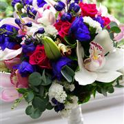 Pink and Blue Posy
