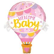 Air balloon- Welcome Baby Girl