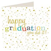 Card- Graduations You did it!