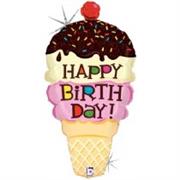 Birthday Balloon-Ice Cream Cone 