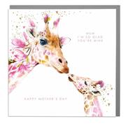 Card- Mother&#39;s Day- Giraffe