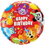 Happy Birthday Balloon- Animals