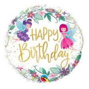 Happy Birthday Balloon- Fairies