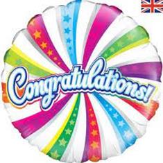 Congratulations Balloon- Stars