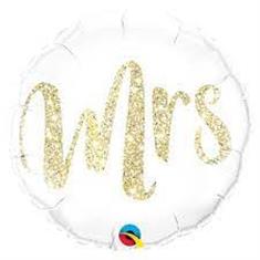 MRS Wedding Balloon