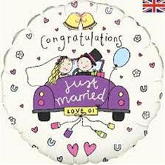 Congratulations, Just Married Balloon&#39;