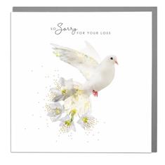 Card- Sympathy- Dove