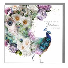 Card- Birthday- Amazing Peacock