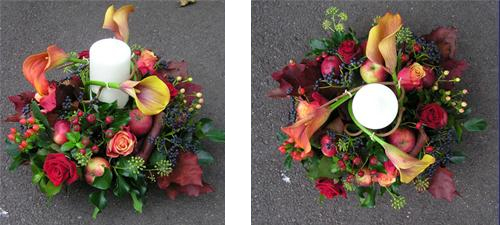 Bursting with colour Table designs