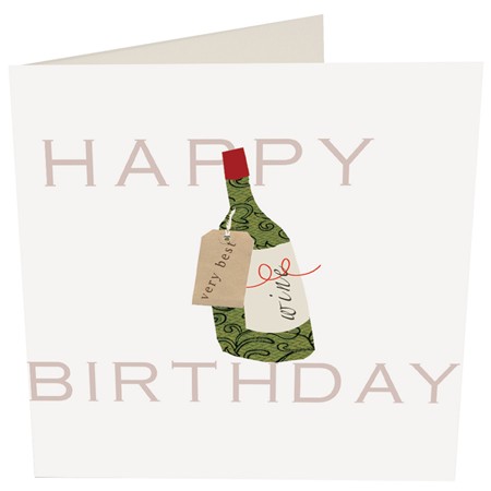 birthday card wine bottle perfect moment florist st albans birthday card wine bottle perfect moment florist st albans