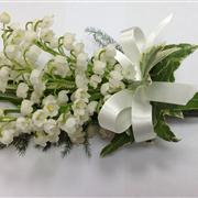 Lily of the valley corsage
