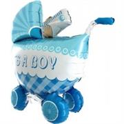 3D Pram Balloon- Boy