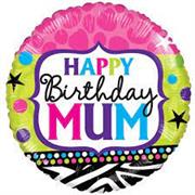 Happy Birthday Mum- Balloon