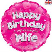 Happy Birthday Wife Balloon