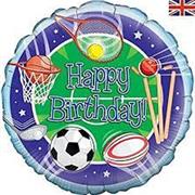 Happy Birthday Balloon- Sports