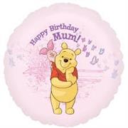 Happy Birthday Mum balloon- Winnie the Pooh