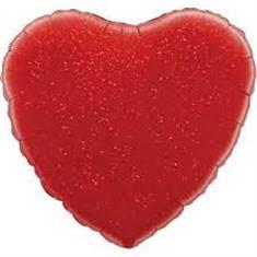 Holographic Heart - Red Balloon