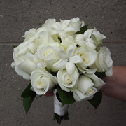 Rose and Stephanotis bridesmaids posy