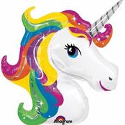 Unicorn head Balloon- Bright