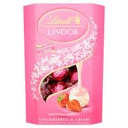 Chocolates- Lindor Truffles- Strawberries &amp; Cream 
