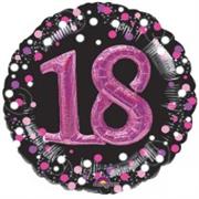 Birthday balloon- 18- Jumbo 3D