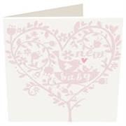 Card- Baby Girl- Heart Tree