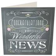 Card- Congratulations, what Wonderful News