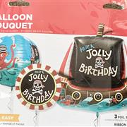 Pirate Birthday- set of 3 Balloons