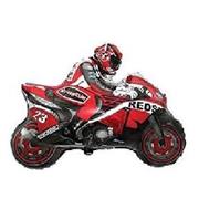 Red Motorbike Racer Balloon