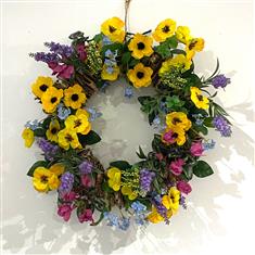 SALE- Artificial Summer wreath