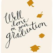 Card- Graduation- Well done