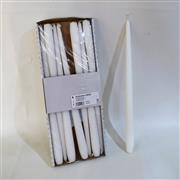 Tapered White Candle 400x25mm