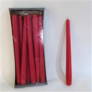 Tapered Red Candle 245x24mm
