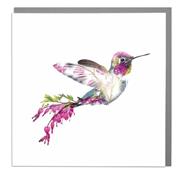 Card- Pink Hummingbird