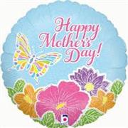 Happy Mother&#39;s Day Balloon Pastel Butterfly 