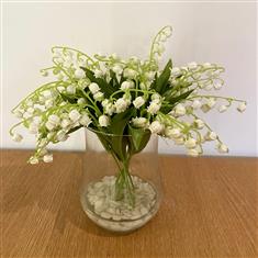  Lily of the Valley in resin- silk
