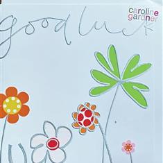 Card- Good Luck- Flowers