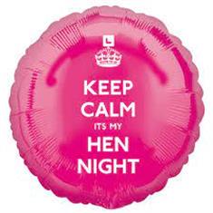 Keep Calm it&#39;s my Hen Night Balloon