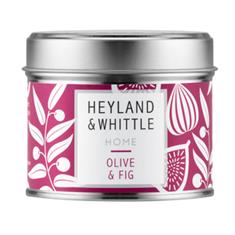Heyland &amp; Whittle Candle in Tin - Olive &amp; Fig