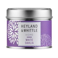 Heyland &amp; Whittle Candle in Tin - White Dahlia
