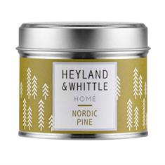 Heyland &amp; Whittle Candle in Tin - Nordic Pine