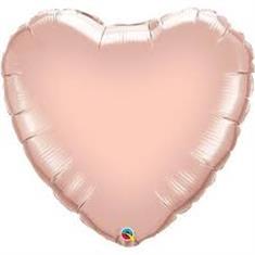 Balloon- Large Rose Gold Heart 36&#39;&#39;