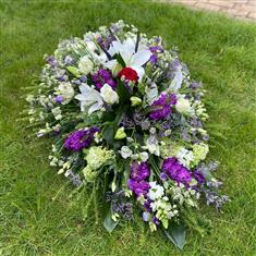 Coffin Spray- Purple and white