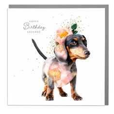 Card- Birthday- Dachshund