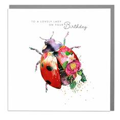 Card- Birthday- Ladybird