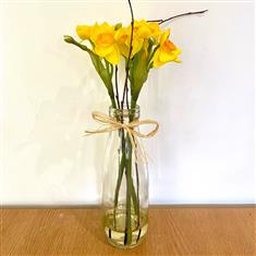  Triple Daffodil bottle- silk