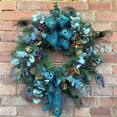 Luxury Peacock Wreath