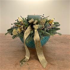 Golden Christmas- Candle design