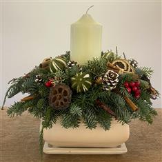 Winter Elegance- Candle design