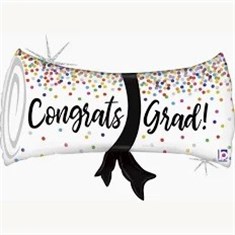 Balloon- Graduation Scroll